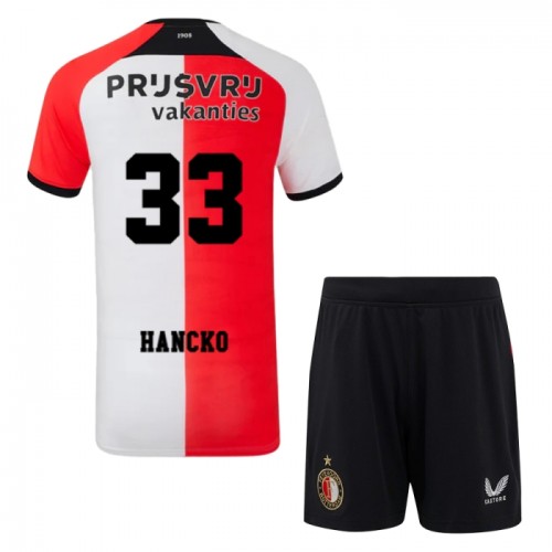 Dječji - Dresovi Komplet Feyenoord Rotterdam Hancko 33 Domaći 2024-25 Dječji - Dresovi Komplet Feyenoord Rotterdam Hancko 33 Domaći 2024-25